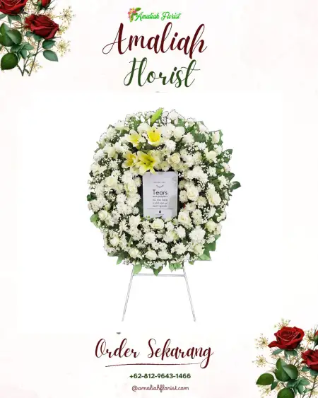 Krans Bunga Duka ciracap