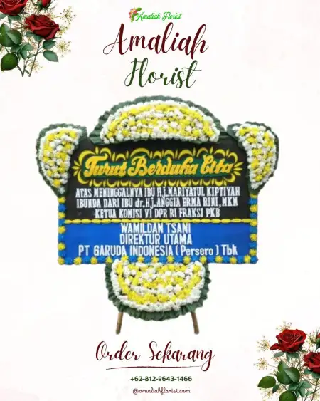 Papan Bunga Duka ciracap